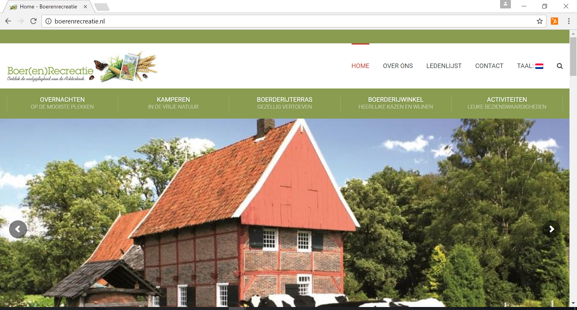 Boerenrecreatie is een vereniging van Winterswijkse buiten-accommodaties.